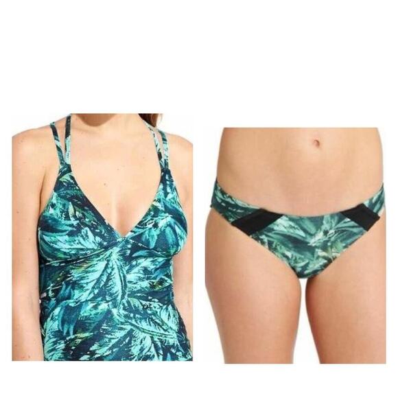 Athleta Napali Cross Strap Tankini Swimsuit Size xs/s - Picture 1 of 9